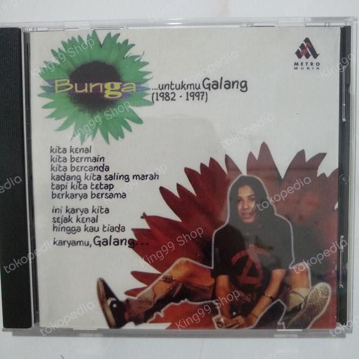 CD bunga - untukmu galang. slank dewa 19 bip funky kopral ahmad band