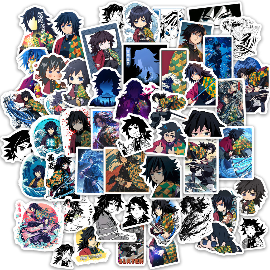 

STIKER GIYU TOMIOKA 50 PCS ST101 DEMON SLAYER