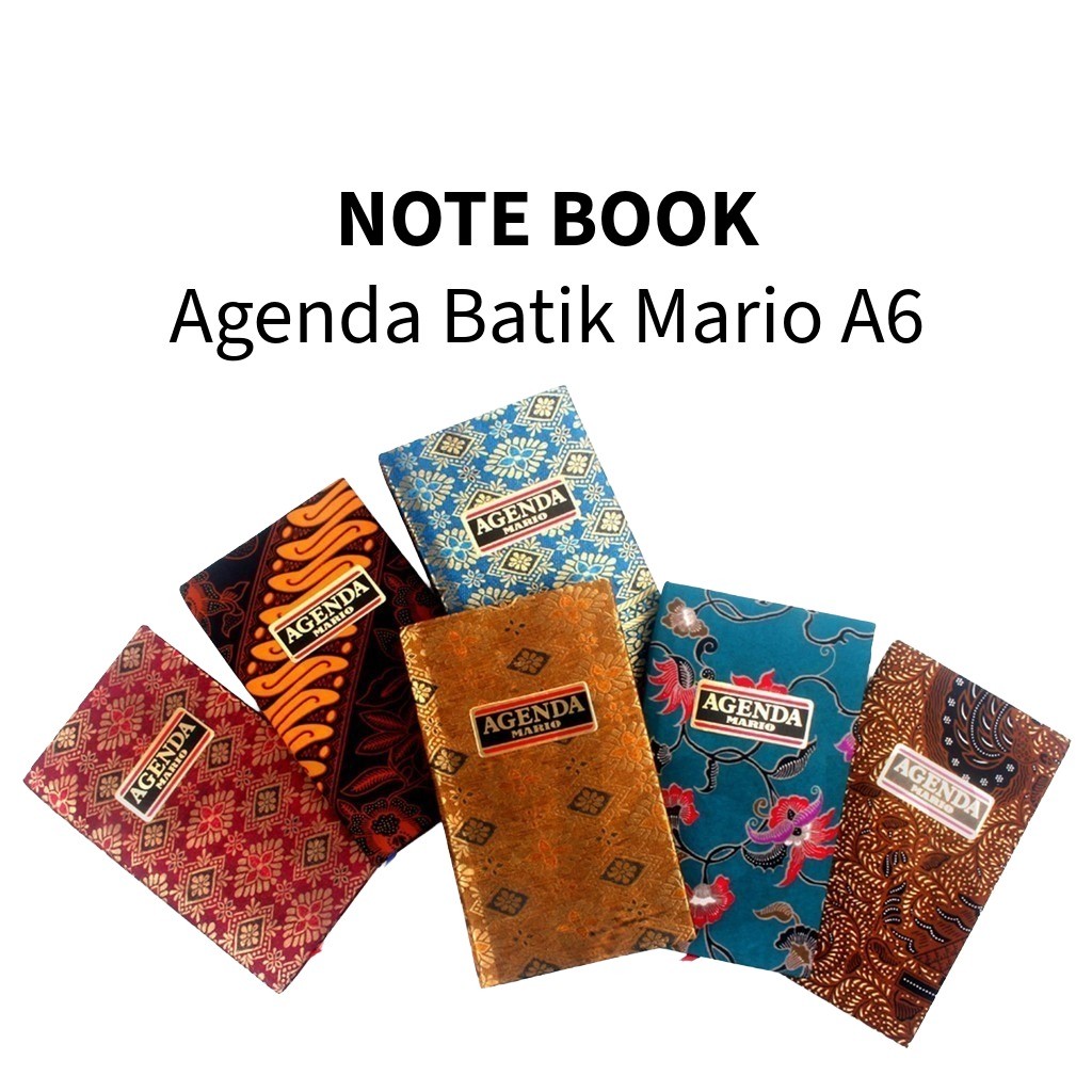 

❤️️Agenda Mario Batik Medium/ Pocket Diary Batik Tanggung❤️️