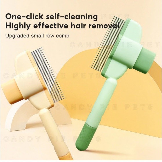 Sisir Bulu Kucing Otomatis Sisir Bulu Anjing Sisir Tombol Kucing Sisir Kutu Kucing Sisir Bulu Anabul