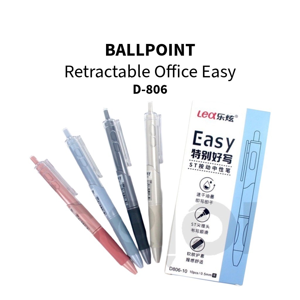 

♚1buah Pulpen Cetek OFFICE / Pulpen Cetek Warna Pastel D-806-10♚