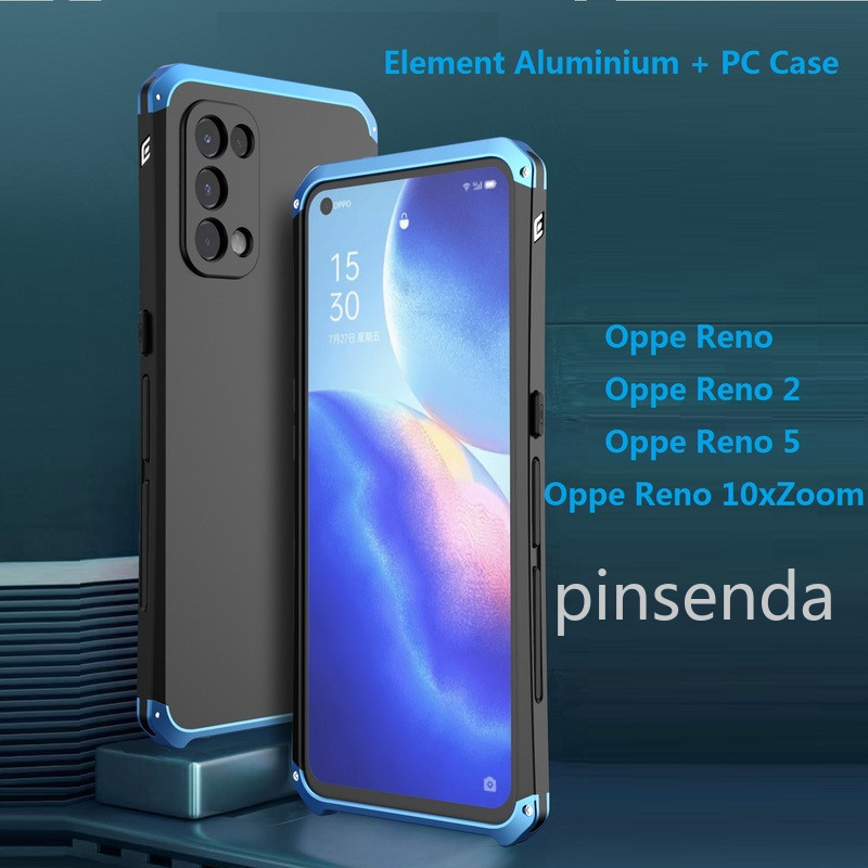 Oppo Reno 5 Reno 6 Pro 5G Reno 2 Reno 10xZoom Element Solace Hard Aluminium & Hybrid PC Case Cover O