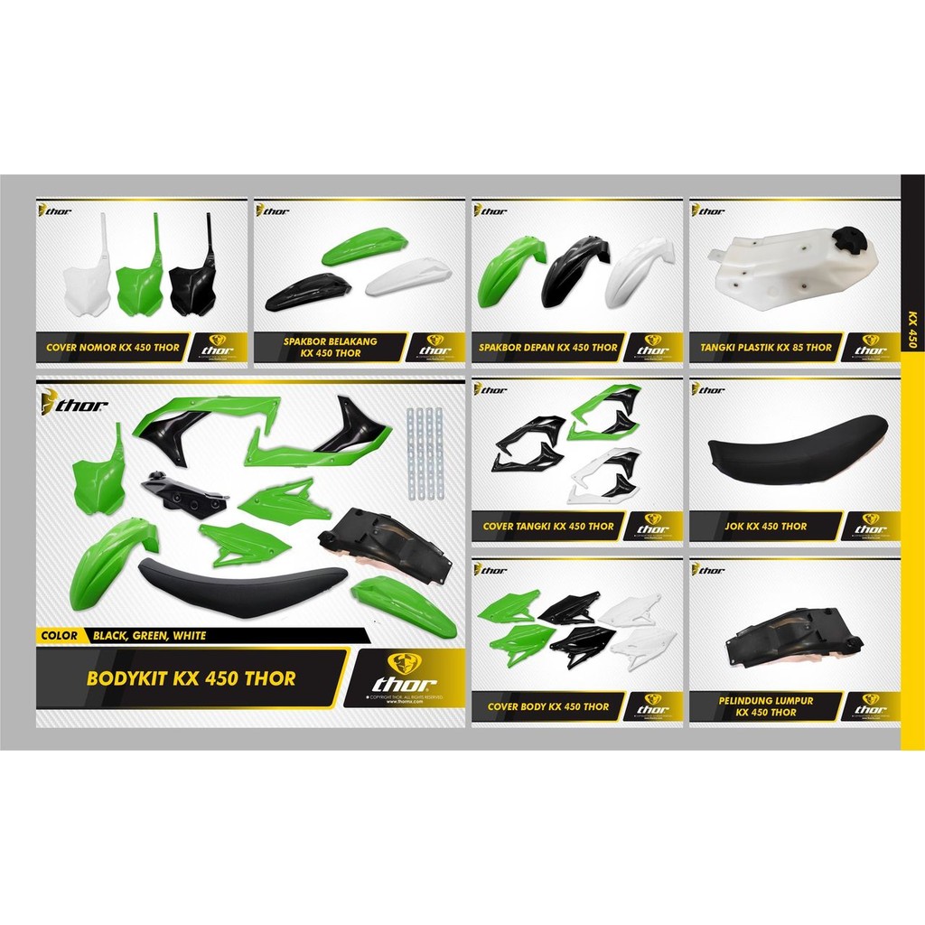 Body Set Kx 250 450 Thor