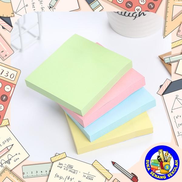 

Sticky Note / Kertas Memo Polos 100Pcs AT0062 - Hijau