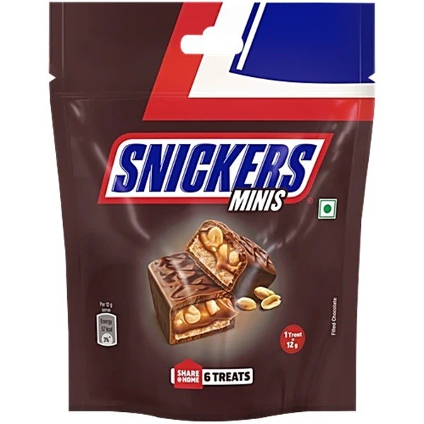 

Snickers Minis Treats 69gram isi 6 pcs
