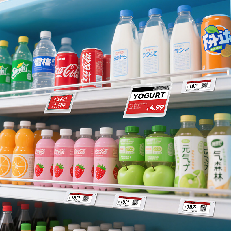 

2.9" 4.2" 5.83" Price tags Electronic shelf price label digital for retail