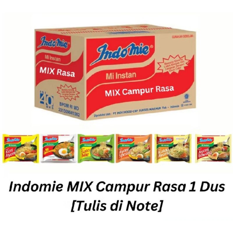 

Indomie 1 KARTON/DUS 40 pcs ( Free Ongkir )
