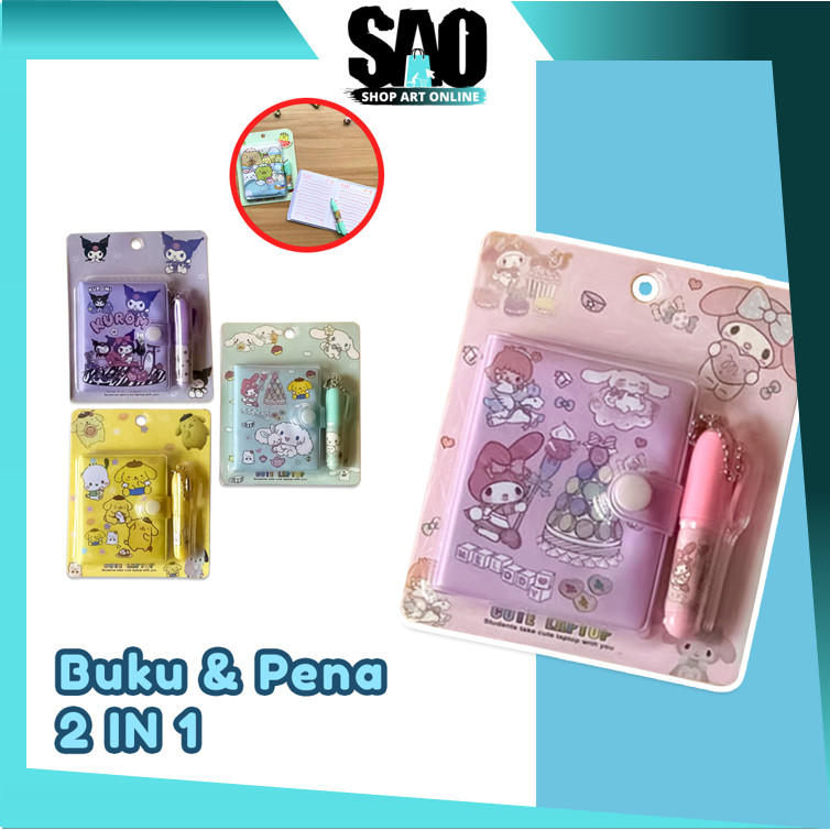 

SAO - S6327 Set Notebook Lucu / Notebook Kartun Mini Anak / Buku Catatan Anak Lucu