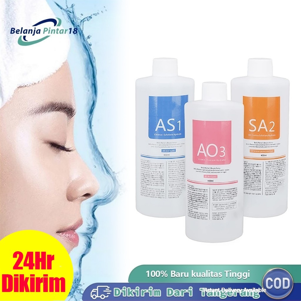 400ml Cairan Hydra Serum Peel Hydro Aqua Peel AS1 SA2 AO3 Cairan Serum Gelembung Kecil
