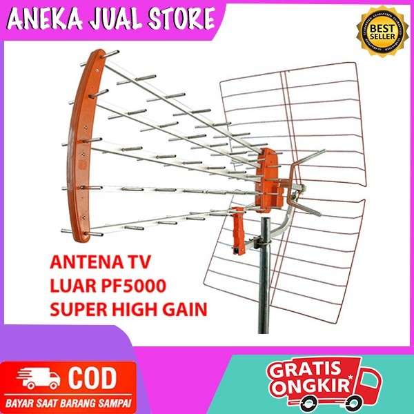 Promo Antena TV Luar PF Goceng PF5000 Super High Gain UHF PF 5000