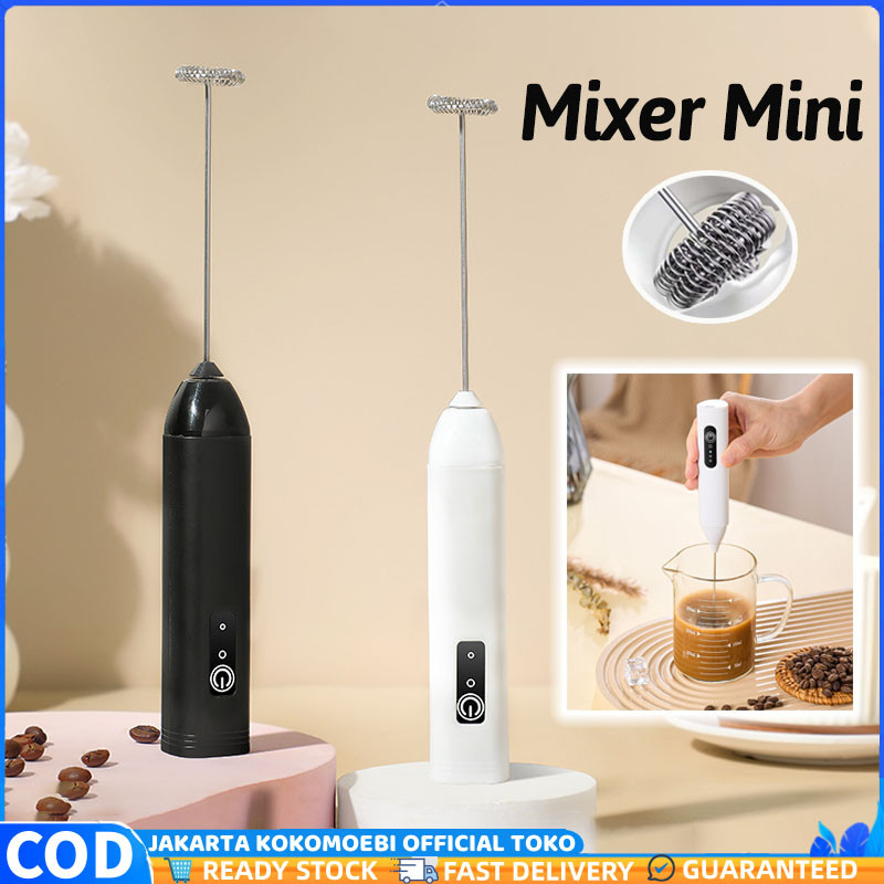 Alat Kocok Telur Elektrik / Mixer Mini Mixer Pengocok Susu Milk Frother High Speed Rechargeable Type