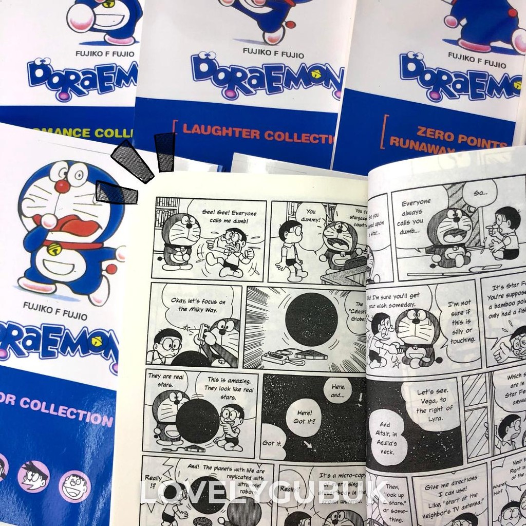[LOGU] Buku komik bahasa English Doraemon, Buku komik anak