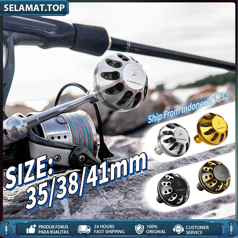 Gomexus Handle Knob 35-41mm Joran BC pancing alat pancing set  knop Stradic  Daiwa shimano  Twinpowe