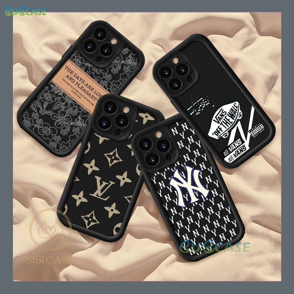 Phone Casing Kompatibel Untuk Samsung A05s A14 A55 A56 A15 A06 A05 A23 A12 A03s Vans Wall·Street Ker