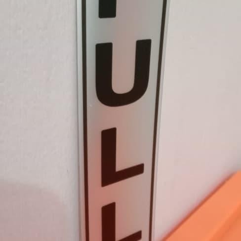 

SIGN LABEL K3 RAMBU SAFETY PULL UKURAN 4.5X18CM