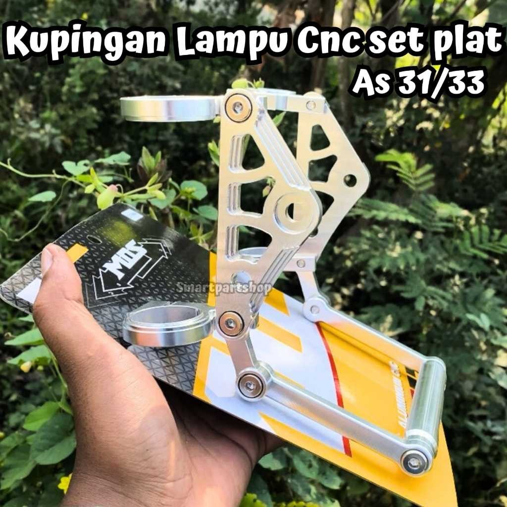 KUPINGAN LAMPU RING CNC AS 31 33 41 mm CINCIN KUPINGAN LAMPU SET PANGKON PLAT SET PLAT BRAKET LAMPU 