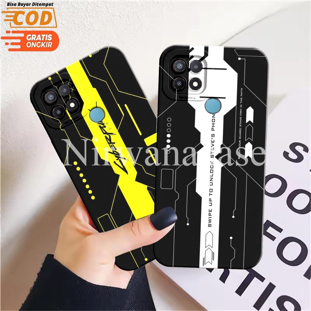 Case Hp Oppo A15 - Case Oppo A15S - Case Oppo A35 Motif Abstrak Cowok - Sillikon Pro Camera Lentur -