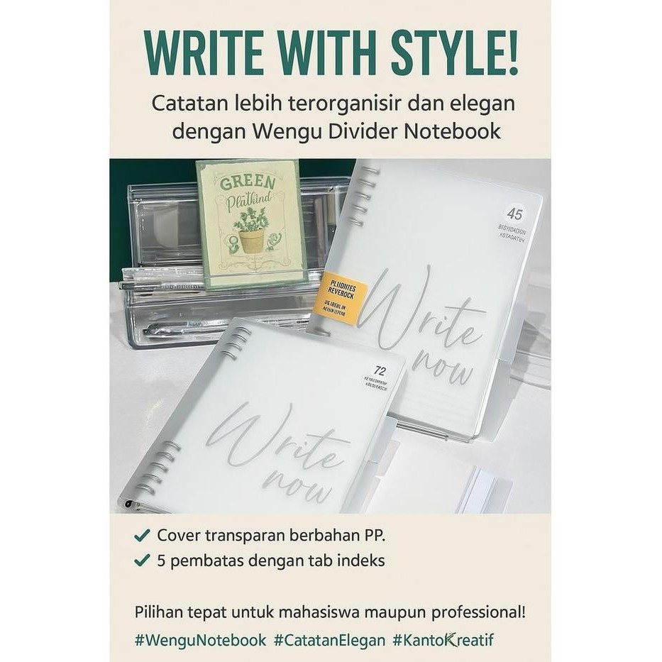 

Binder Note Wengu B10101 A5-B5 - A5 by Fajar SA