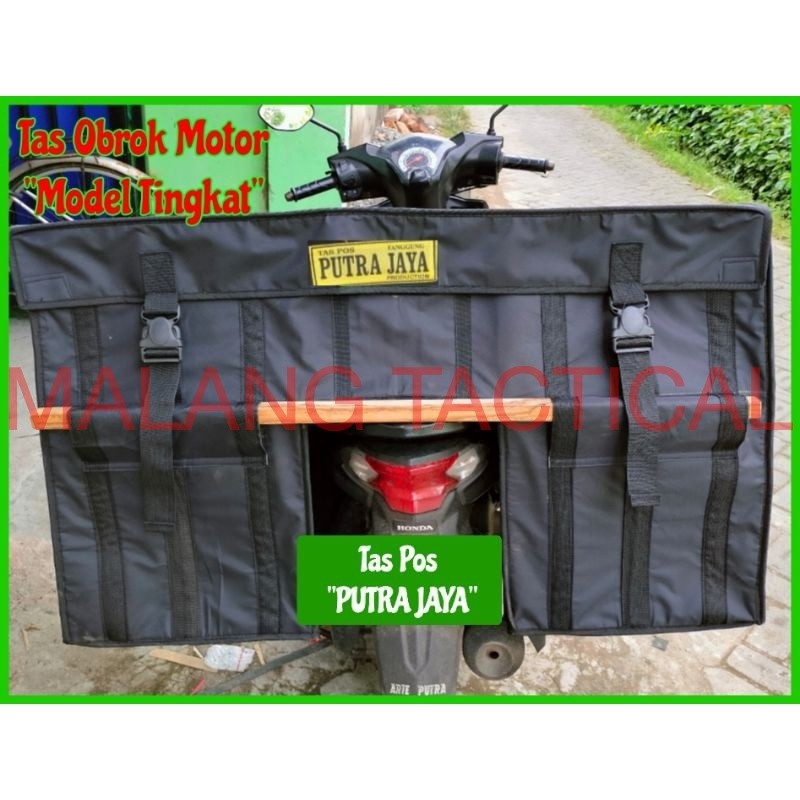 OBROK SUSUN TAS MOTOR SUSUN / TAS OBROK TINGKAT / TAS KURIR MOTOR SUSUN / TAS POS SUSUN