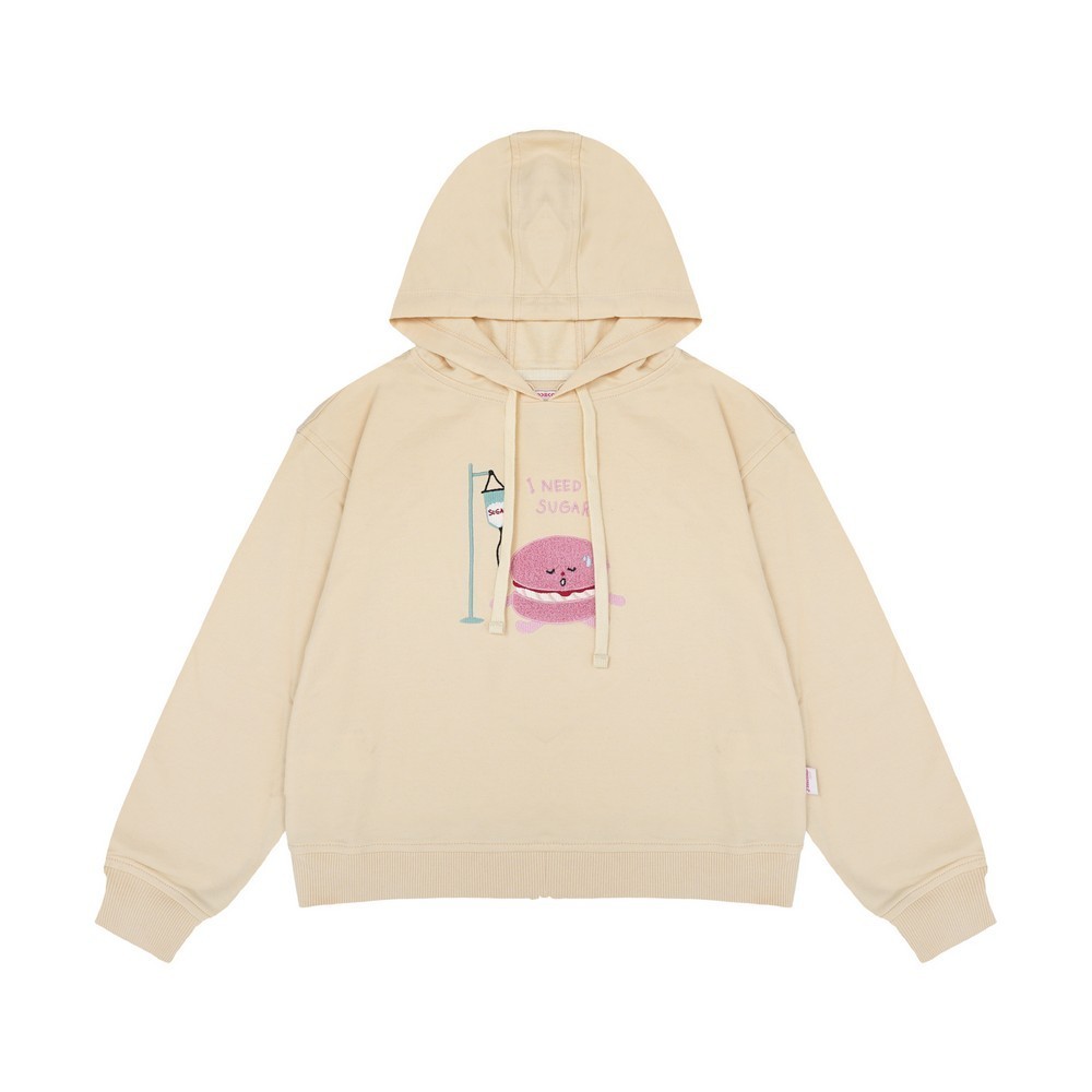 3Second Kids Jaket Anak Perempuan Hoodie Sweatshirt Regular Fit Baby Terry Sugar HP-C020225