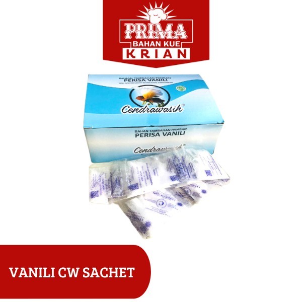 VANILI CW SACHET / VANILI BUBUK MERK CENDRAWASIH KEMASAN 2 GR