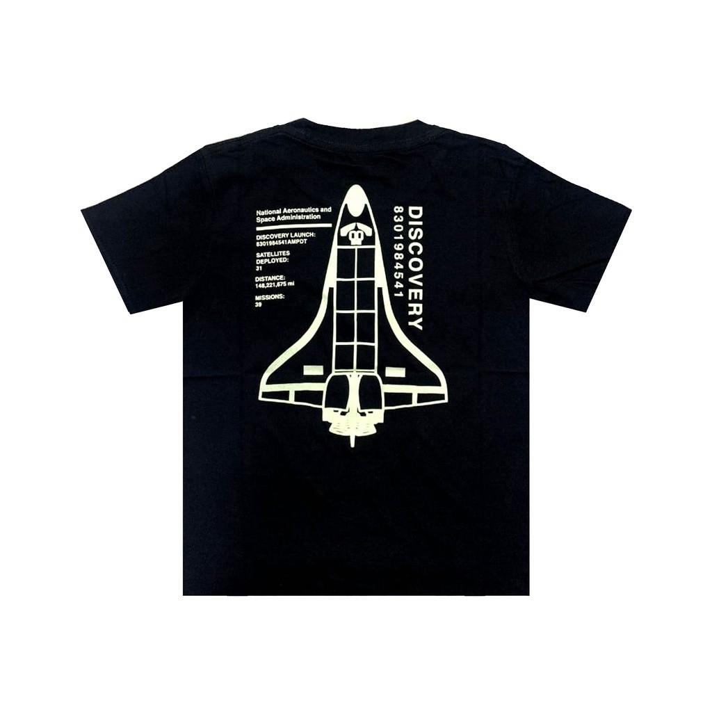 (COD) Aerostreet Someone T Shirt Kids Glow In The Dark Black 095A USA