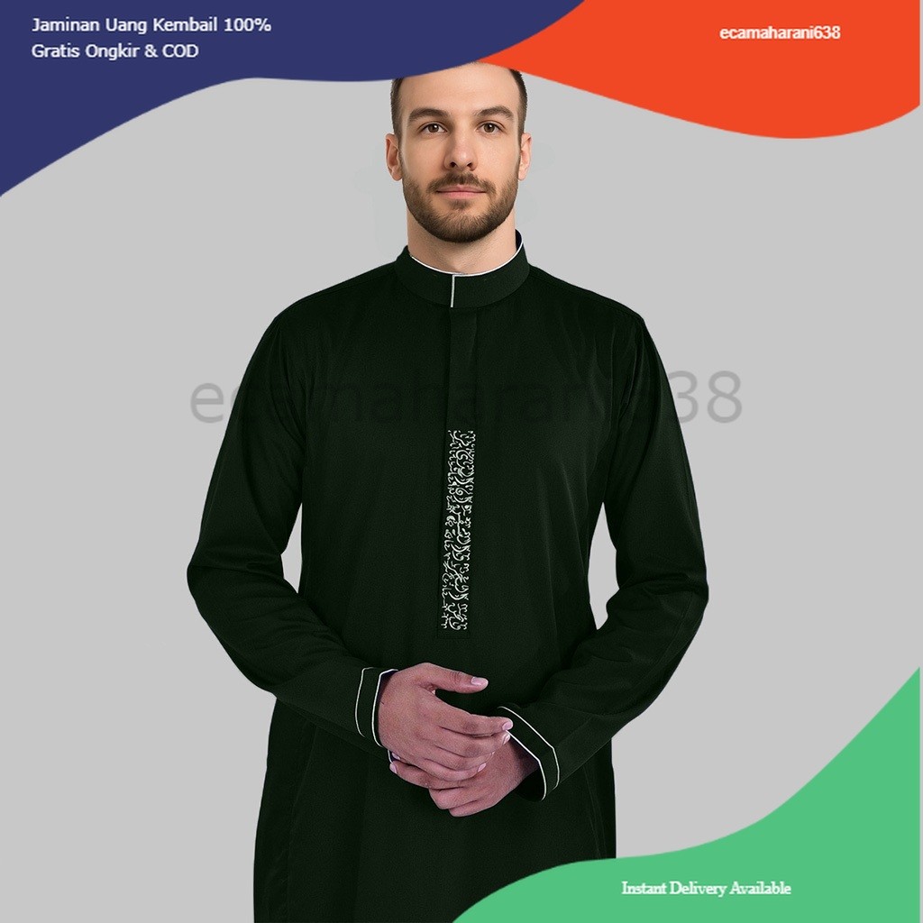 Jubah Pria Toyobo Thobe Jubah Gamis Pria MUslim Tsaqwan Baju Muslim Pria Jubah Pria Thobe Toyobo Pre