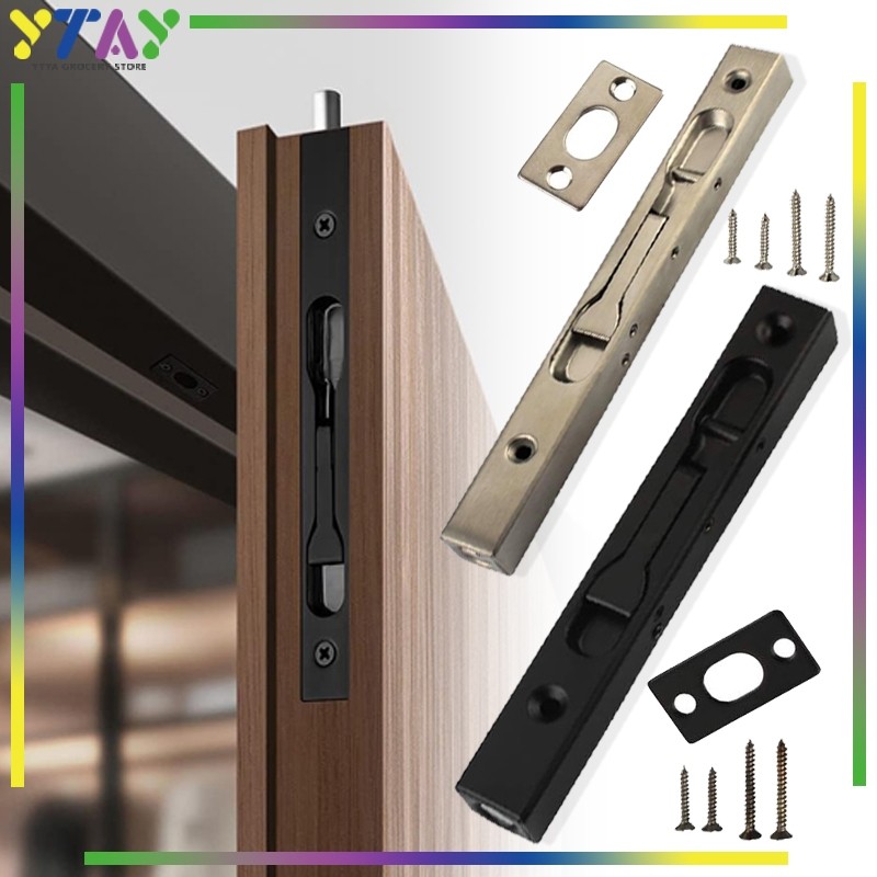 Bolt Slot Pintu/Grendel Slot Tanam/Flush Bolt Dekkson/Recessed/Stainless