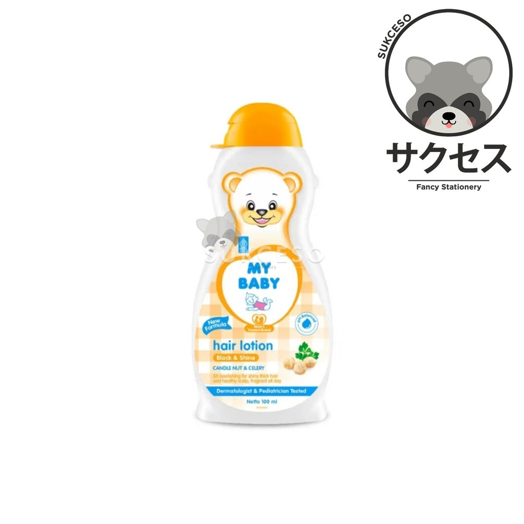 MY BABY Hair Lotion Hair Lotion Bayi 100ml | Hair Lotion Black & Shine | My Baby Treatment