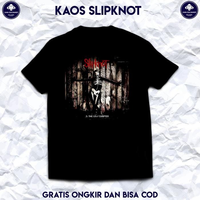 (COD) T Shirt Musik Band Metal Slipknot Original. - S