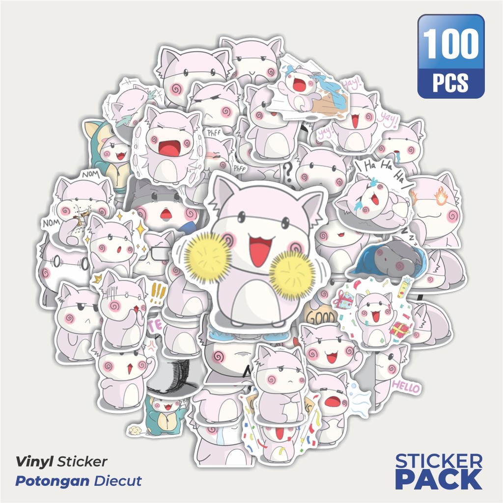 

Waterproof Aesthetic- Untuk Laptop, Motor, dan Helm - Paper Stationery Pack Stiker Pinoku Dekorasi Lucu Kreatif untuk Notebook, Skateboard, HP