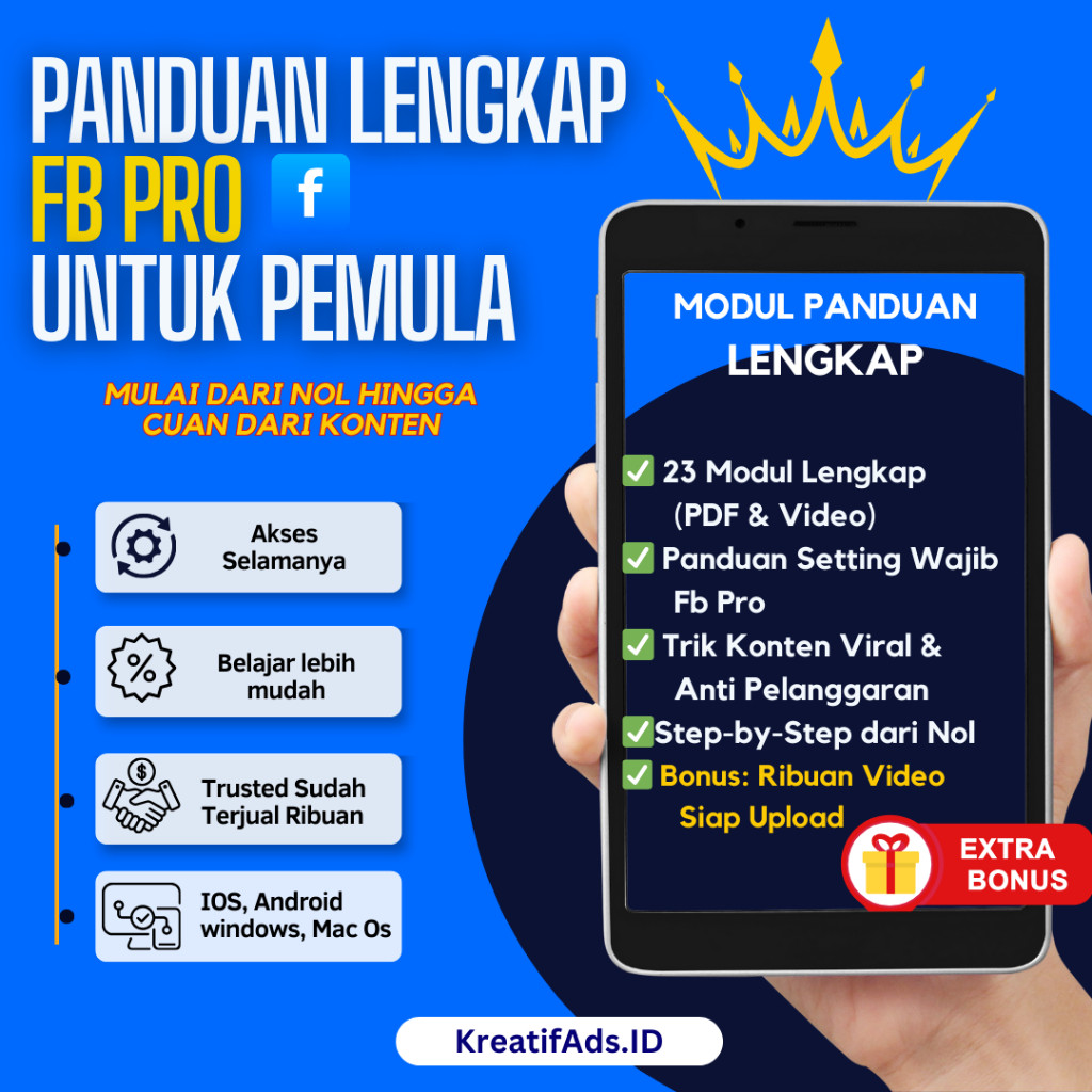 Panduan CUAN dari FB Pro + Ribuan Video Konten Siap Pakai