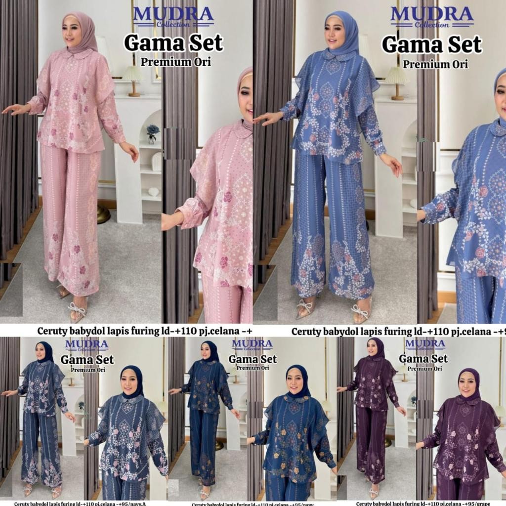 Fashion Wanita HQ GAMA SET  From MuDRa