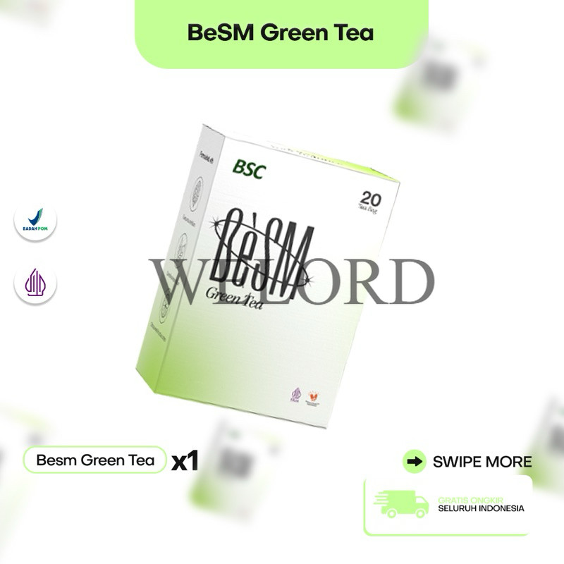 

Promo BESM - BeSM Green Tea Isi 20 - SPECIAL BUNDLING