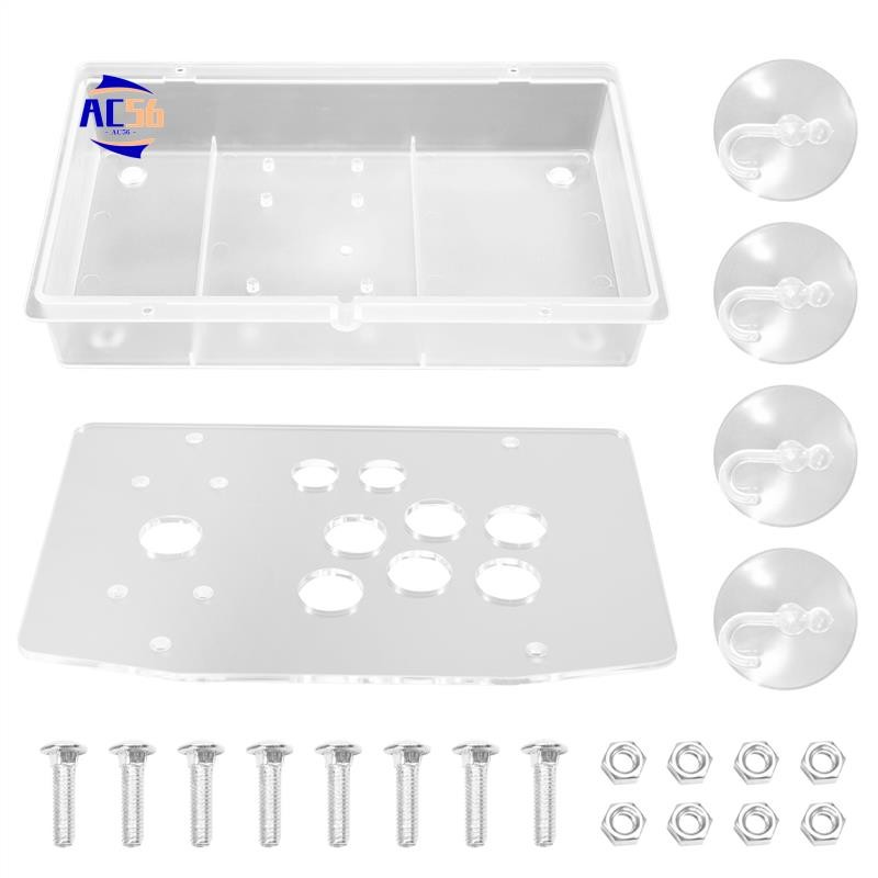 AC56-DIY Arcade Joystick Acrylic Panel Case For Arcade Game Machine DIY Can Be Installed Joystick Bu