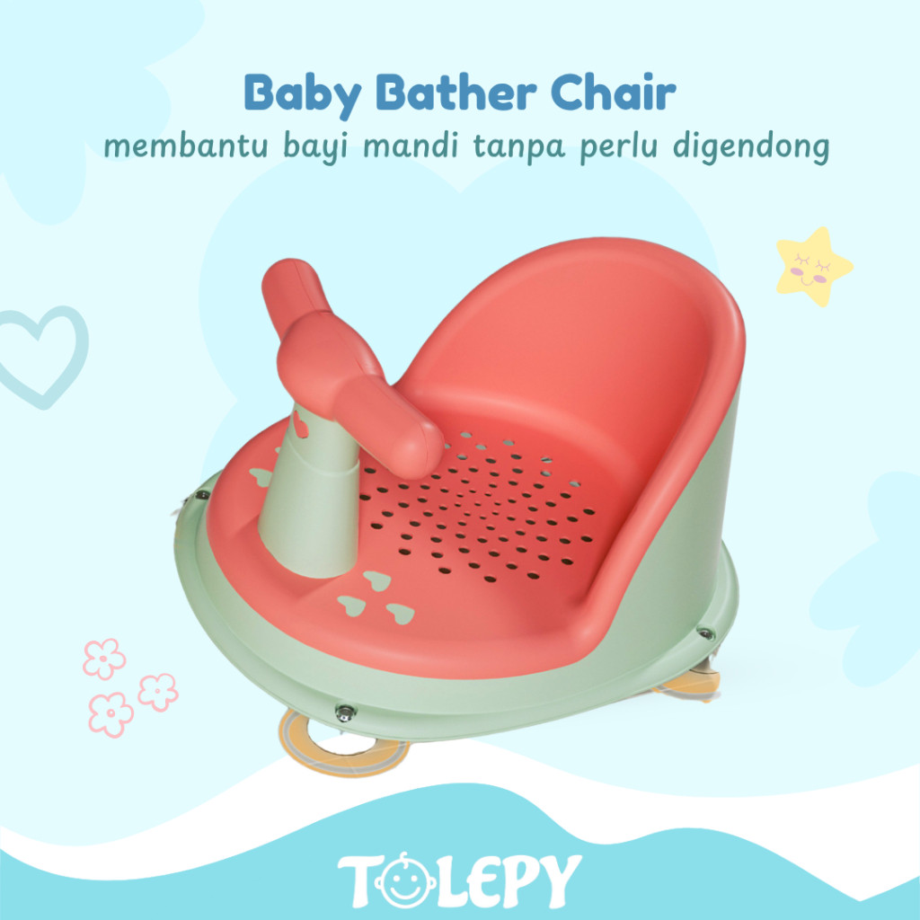Baby Bather / Kursi Mandi Bayi / Bangku Shower Anak / Bather Chair