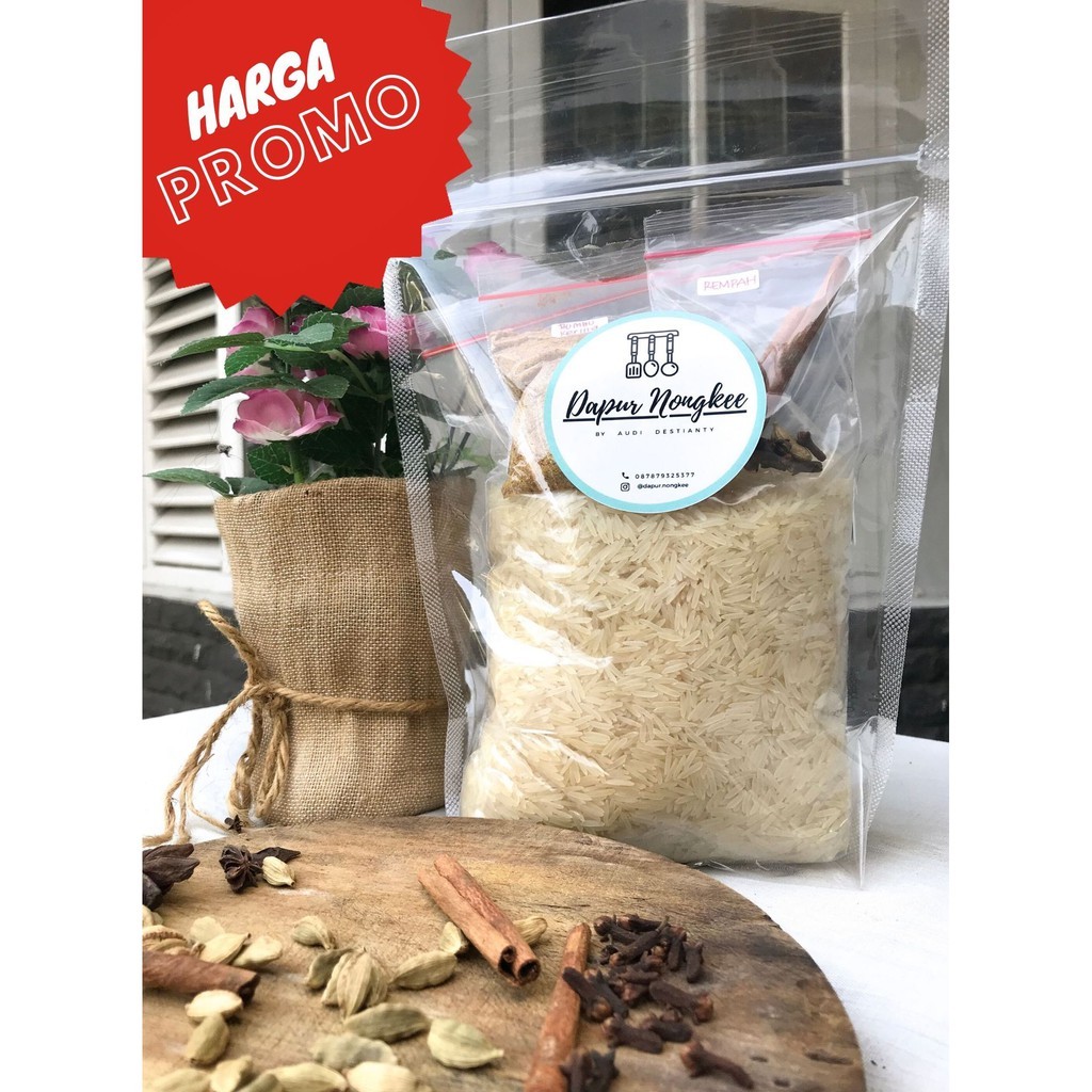 NASI BRIYANI / BERAS BASMATI / BASMATI 750g DGN BUMBU NASI BRIYANI / BERAS BRIYANI