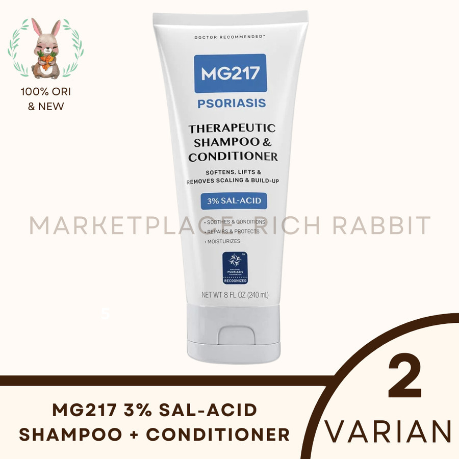 MG217 MG 217 Psoriasis 3% Salicylic Acid Shampoo + Conditioner 240 ML