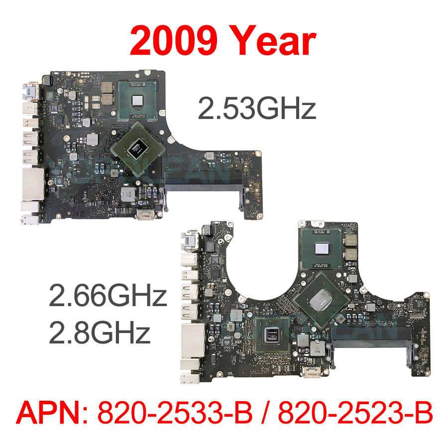 Original Tested A1286 Motherboard For MacBook Pro 15" A1286 Logic Board i5 i7 2008 2009 2010 2011 20