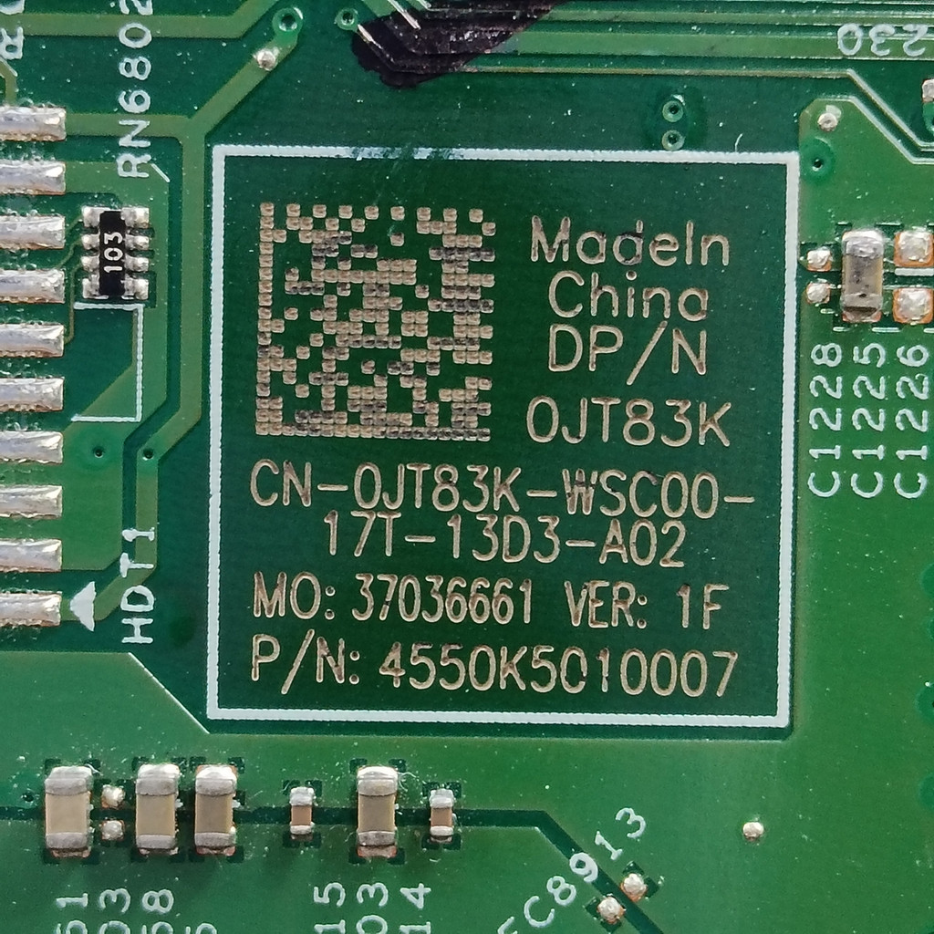 for Dell G5 5505 Laptop Motherboard R7-4800H 6GB RX5600M 0JT83K Mainboard 19802-1