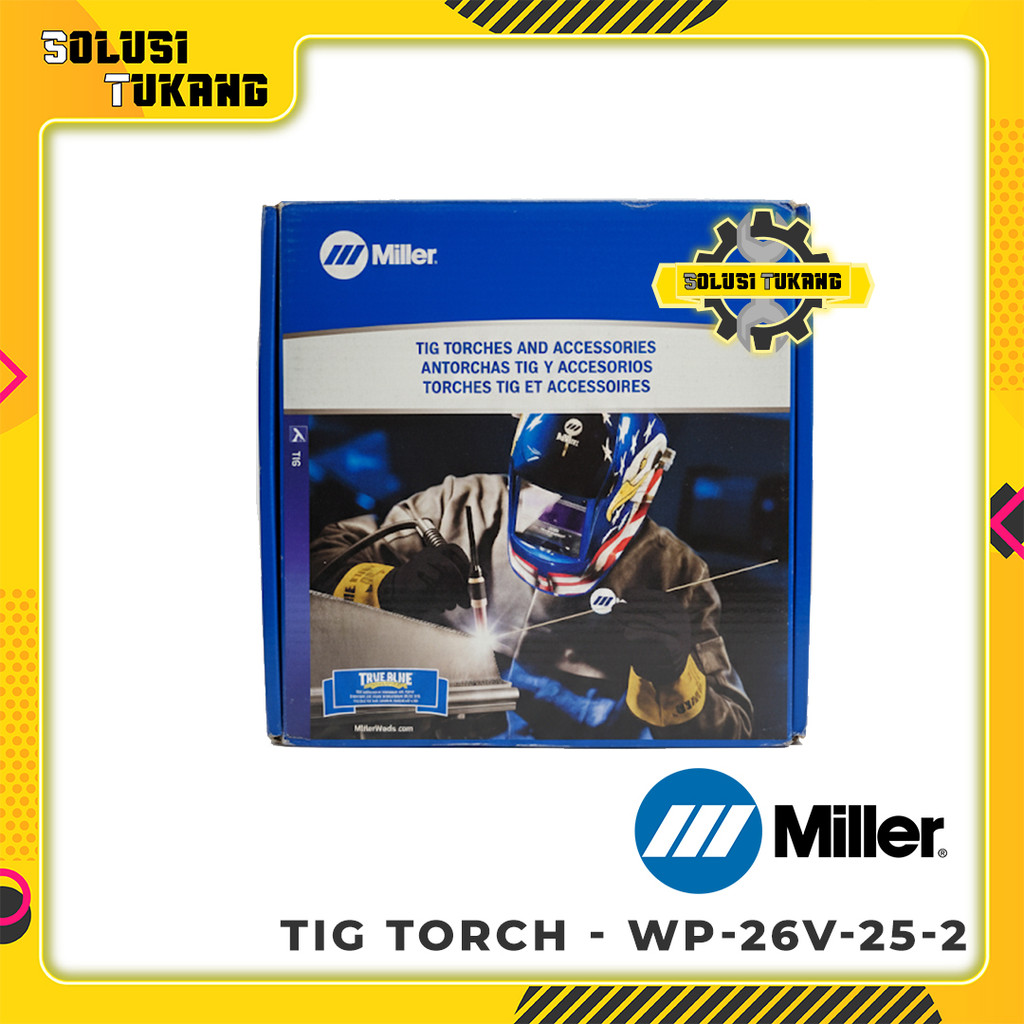 Stang Las Argon USA Miller Tig Torch WP-26V-25-2