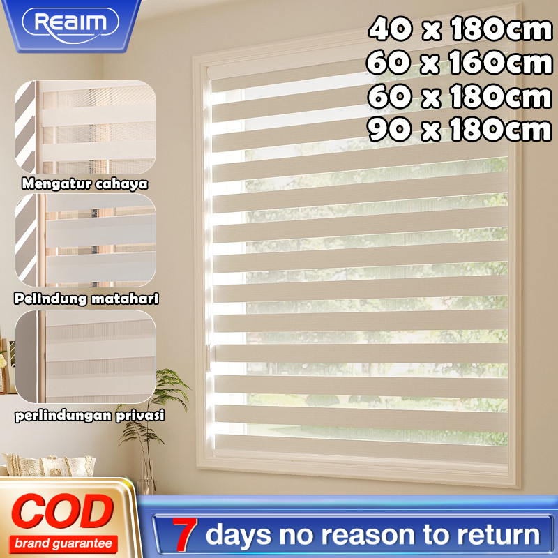 ikal -  Tirai Venetian Blinds Tirai Gorden Gulung Roll Tirai Jendela Aesthetic Tirai Minimalis Tirai