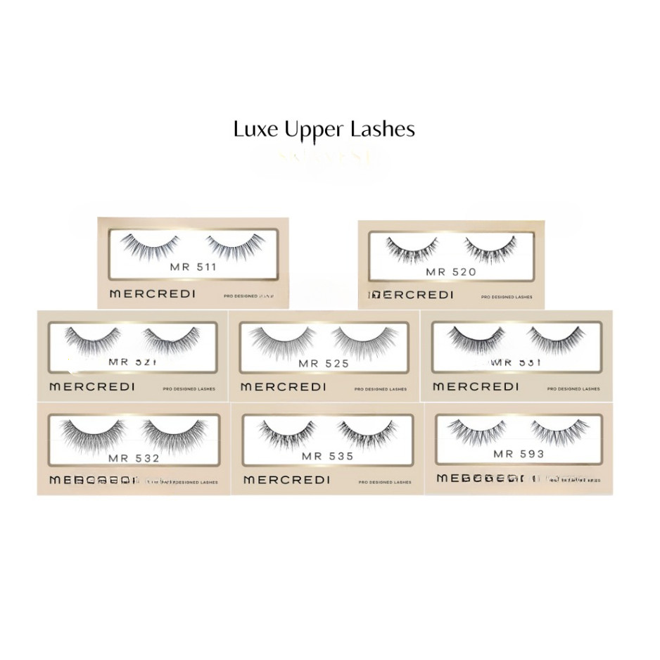 MERCREDI Luxe False Upper Lashes - Bulu Mata Palsu Atas MR 511 520 521 525 531 532 535 593