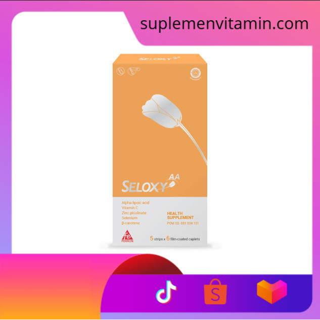Seloxy AA Vitamin Kesehatan Kulit - 30 Kaplet