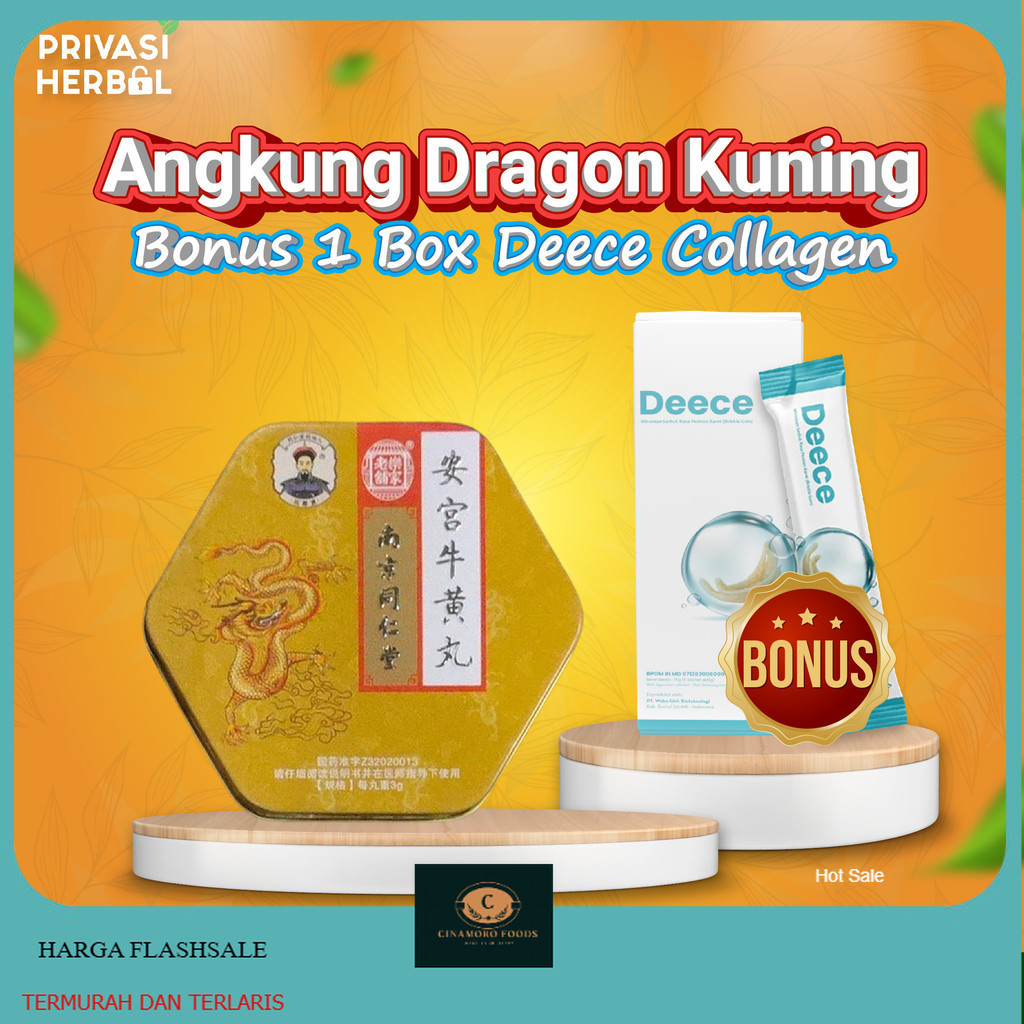 ANGKUNG DRAGON KUNING ORIGINAL CINA OBAT STROKE STRUK HERBAL CINA ORIGINAL ORI Asli