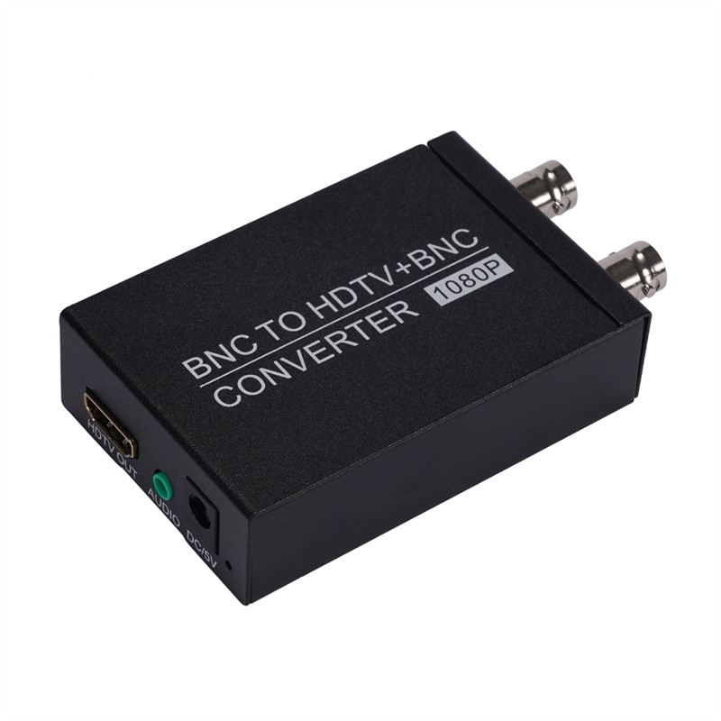 B04B-BNC To HDTV Converte BNC HDTV+BNC Converte High Definition Coaxial Camera Signal Converter With