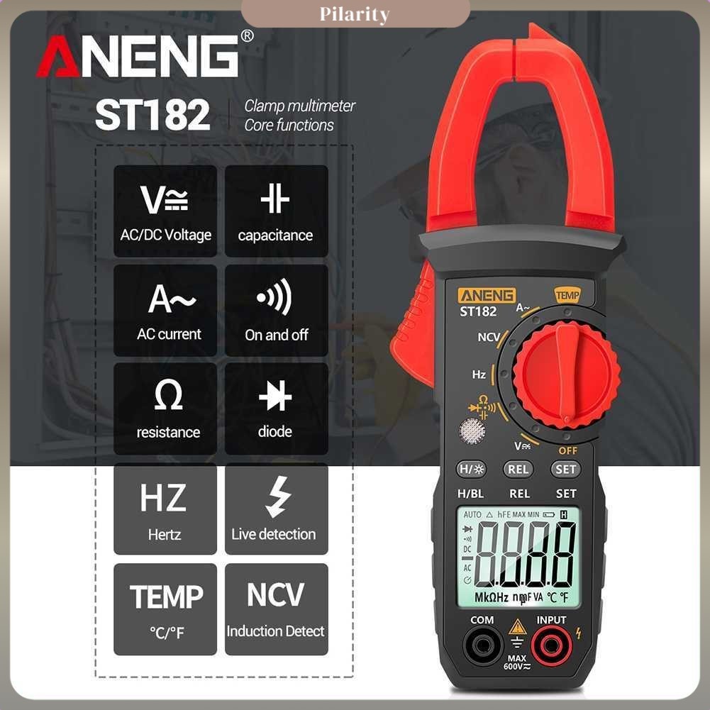 ANENG Digital Multimeter Voltage Tester Clamp Meter Auto Shutdown - ST182