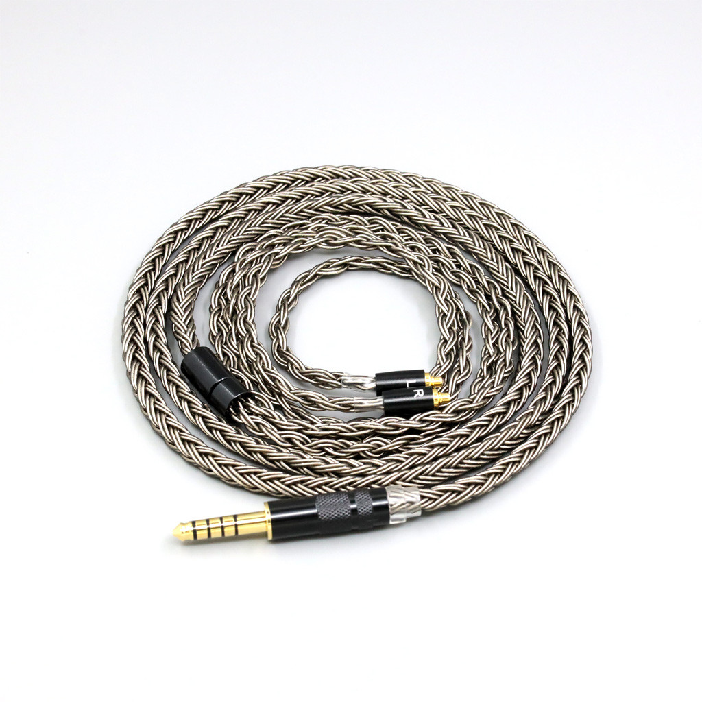 High Purity 16 Core Grey Silver plated HIFI Audio Earphone Cable For AKG N5005 N40 N30 Special MMCX 