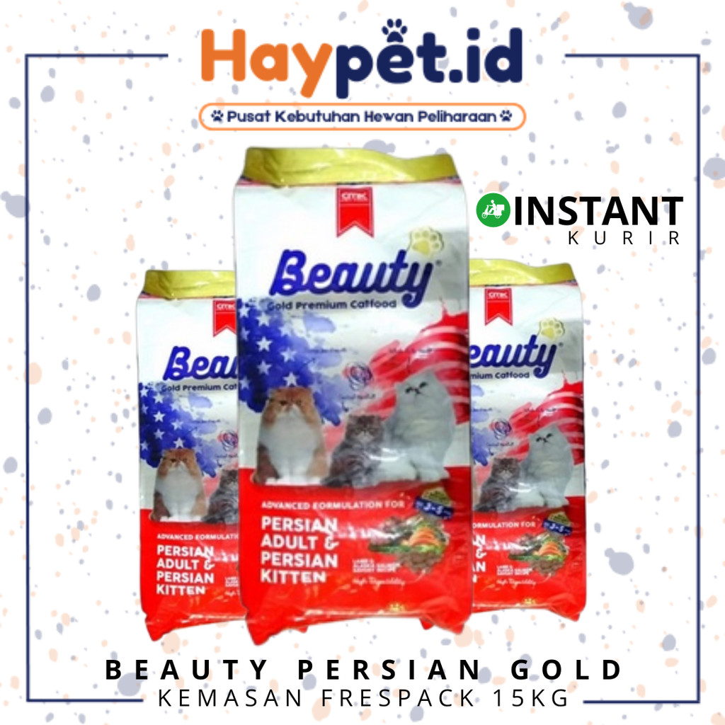 BEAUTY GOLD Persian Cat Food 15 kg / Makanan Kucing Kering 15kg