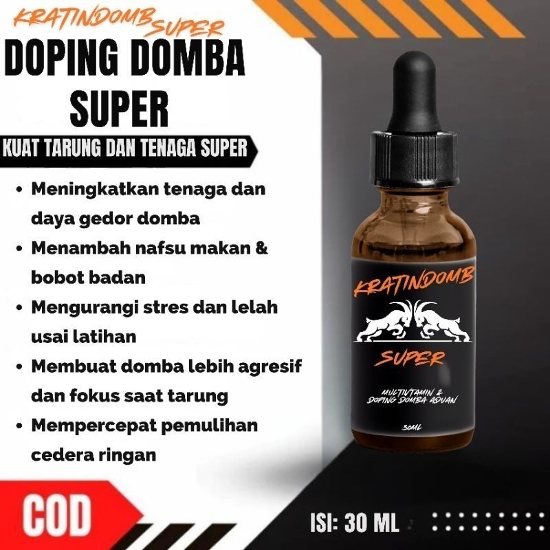 BIG SALE - KRATINGDOMB SUPER POWER -  Obat Doping Domba Adu Domba Garut Adu Domba Stamina Tahan Saki